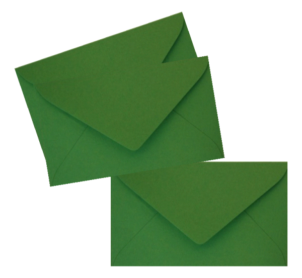 Mini koperta w kolorze butelkowej zieleni - SweetPrint.pl