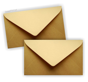 Mini envelope 5,8 x 10,2 cm gold