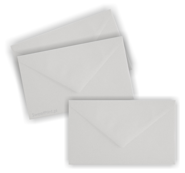 mini envelope 5,8 x 10,2 cm white for tags and business cards - SweetPrint.eu