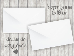 Mini envelope 5,8 x 10,2 cm white